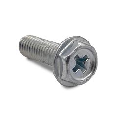#10-32 x 5/8" Philips Hex Head Screw With Built In Washer